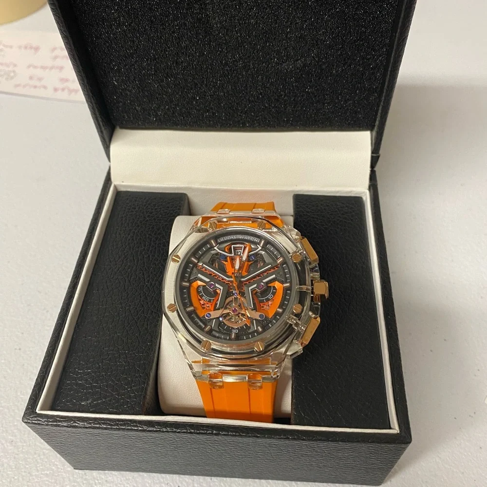 Lilu Smartwatch in Bold Orange and Black